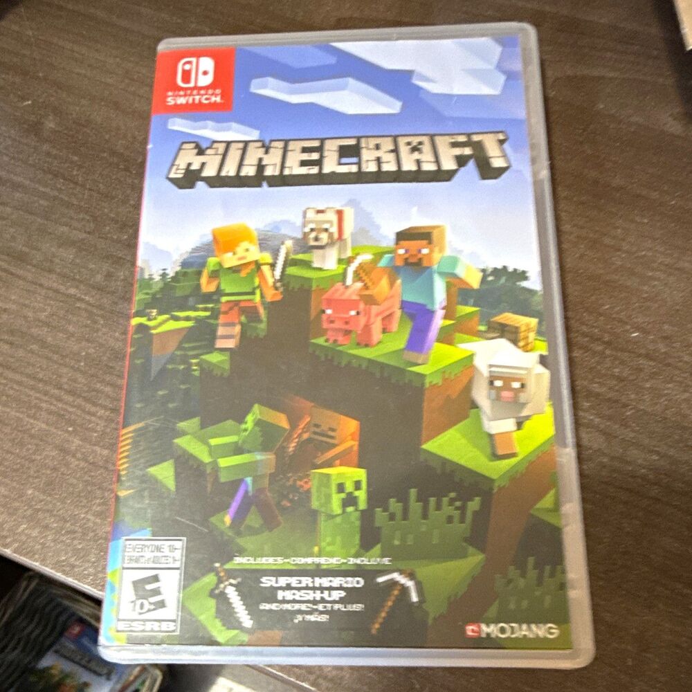 Mojang Minecraft Nintendo Switch E10+ NTSC-U/C Multiplayer Online Play 2018